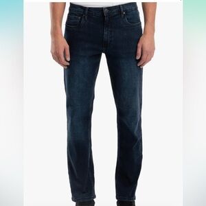 URBAN STAR Men’s dark wash distressed jeans size 36 x 32